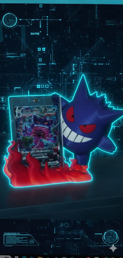 Painted anime inspired statue